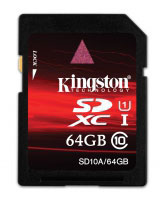 Kingston 64GB SDXC Card (SD10A/64GB) Kingston 64GB SDXC Card (SD10A/64GB)